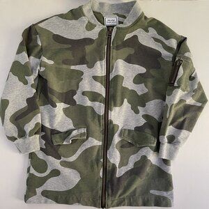 NWOT Little Edge Threads Camo Sweater, Boys Size M (9-10)
